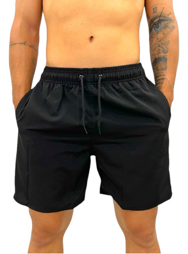 Kit 3 Short Masculino Tactel Com Elastano Verão Mauricinho