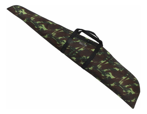 Capa Arma Longa Camuflado 115cm Com Espaço Luneta Espuma 5mm