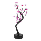 Lámpara De Árbol Usb 35led Para Bonsái Con Forma De Flor De