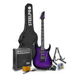 Paquete Guitarra Electrica Jethro Series By Steelpro 042