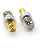 Adaptador Conector Sma Fêmea Para Rf Coaxial Rg59 / Rg6