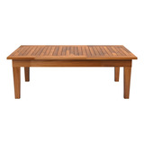  Mesa Centro 80x40 Ripada Madeira Rustica Castanho Oferta