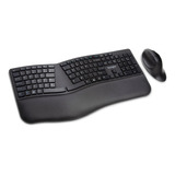 Kit Teclado + Mouse Ergonómico Inalámbrico Kensington -  Neg