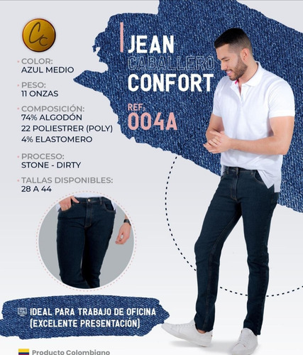 Jeans Hombre Y Mujer Tallas Grandes, Gorditos, Hasta La 44