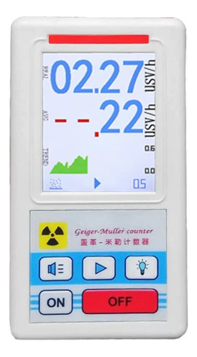 Detector Medidor Radiação Raio X Alpha Beta Gama Geiger Nf-e