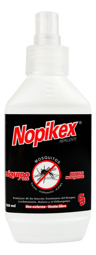Repelente Nopikex Mosquitos X 120ml - mL a $191