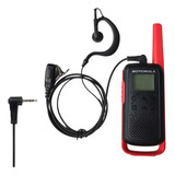 04 Fones Microfone Rádio Comunicador Walkie Talkie Motorola 
