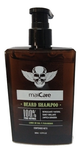 Shampoo De Barba Maxcare 300ml, Barberia, Barbero