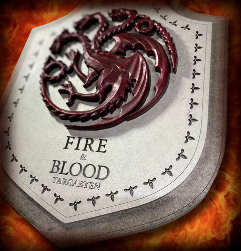 Cuadro Decorativo Corporeo Fire & Blood House Of Dragon