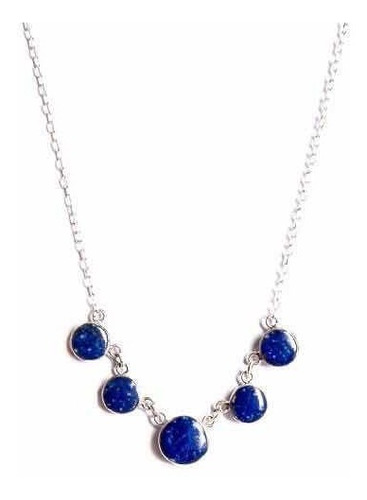 Conjunto Semicollar Reversible (joyas Lapislazuli)