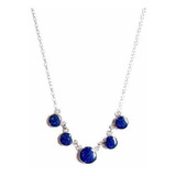 Conjunto Semicollar Reversible (joyas Lapislazuli)