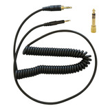 Audio Technica Cable Ath M40x M50x Espiralado Con Adaptador