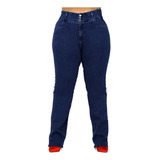 Pantalón Britos Jeans Mujer Curvy Recto Azul 501646