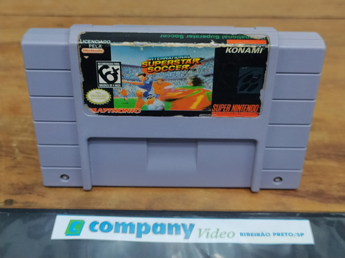 International Superstar Soccer Snes Original Super Nintendo