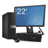 Computador Dell Core I3 6a / 7a Ger Ddr4 Nvme + Monitor 22'