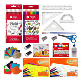 Kit Escolar Mega Combo  Marcador Lapices Utiles  Filgo Maped