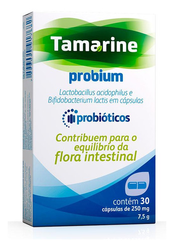 Tamarine Probium 250mg 30 Cápsulas