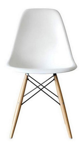 Silla Eames Blanca Base Madera Silla Eames Envio Gratis