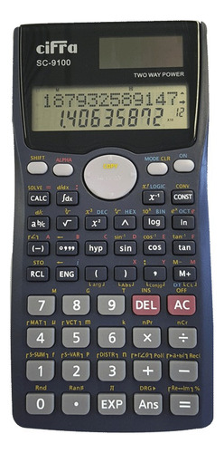 Calculadora Cientifica Cifra Sc 9100 401 Funciones