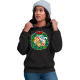 Sudadera Unisex Navideña De Los Supersonicos Corona Navideña