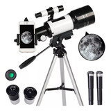 Telescopio Astronomico Monocular F30070m Con Soporte Celular