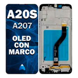 Modulo Pantalla Para Samsung A20s A207 Con Marco Oled