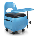 Cadeira Cirandinha Para Manicure Diva Azul - Santa Clara