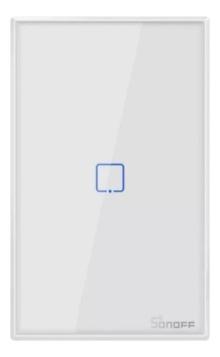 Sonoff Interruptor De Pared Wifi Touch De 1 Apagador Blanco