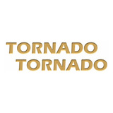 Emblema Adesivo Resinado Tornado S10 Dourado Par S10r76 Fgc