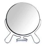 Espelho De Mesa Dupla Face Lente Normal E Com  Aumento 3x