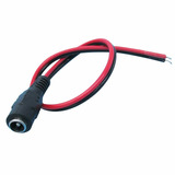 Chicote Conector 12v Dc Hembra 26 Cm Seguridad Cctv