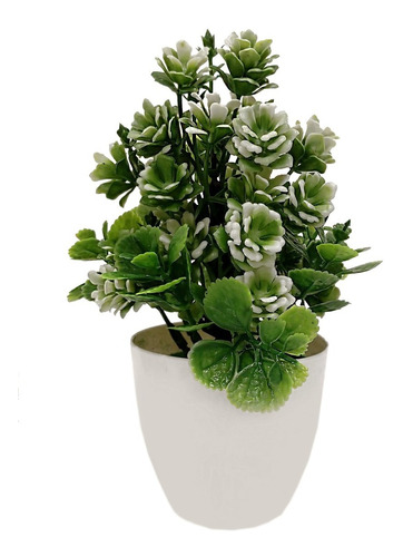 Planta Artificial Flor Con Maceta Colores M8 - Sheshu Home