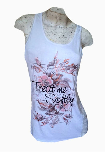 Musculosa Blanca Sweet Talle M