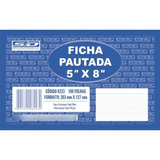 Ficha Pautada 5x8 Grande Bloco Com 100 Fls