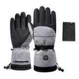 Guantes Calefactables Invierno, Pantalla Táctil Impermeable,