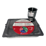 Kit De Vianda 16 X 22 Cms  Y Vaso 10 Cm Acero Inox Anabea