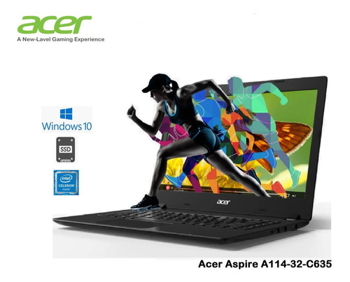 Laptop Acer Aspire Celeron N4020 Ram 4gb Emmc 64gb 14hd W10