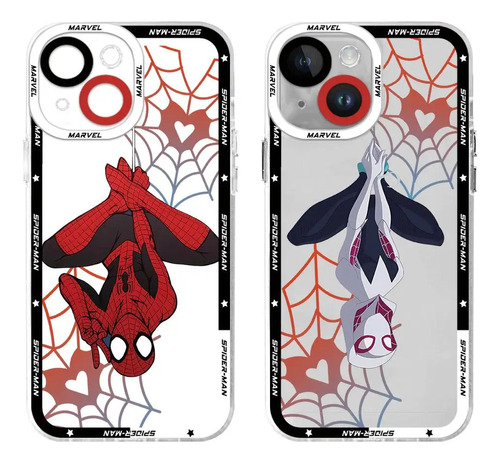 Funda Marvel Spiderman Fashion Para iPhone 15 Pro 13 14 12 1