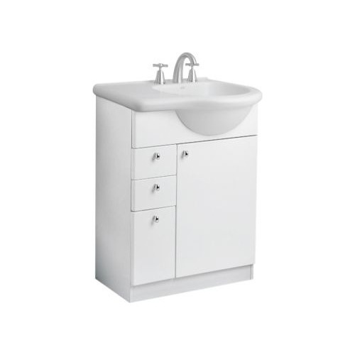 Vanitory De Pie Ferrum Avignon 65 Mueble 3 Cajones Blanco