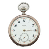 Reloj De Bolsillo S. Hansen Sandefjord , De Plata , 2 Tapas