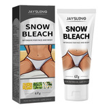 Crema Blanqueadora Snow Bleach Cream Para Mujer Lighten Crea