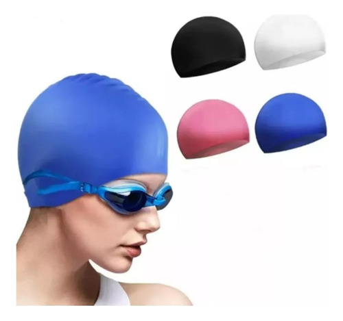 Gorros Natación 100% Silicona Originales Nuevo Piscina