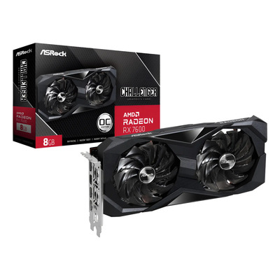 Tarjeta Gráfica Asrock Amd Radeon Rx 7600 Challenger 8gb Gdd | Meses sin interés