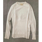 Sweater Akiabara Crema Talle 2. Cuello Redondo