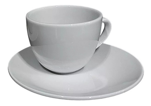 Taza Desayuno 245ml + Plato Tsuji Porcelana Linea 1900 X2 Pz