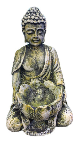 Enfeite Para Aquario Buddha Buda Decoração Sentado 