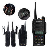 4 Radio Comunicador Uv9r Plus Walk Talk Uhf Vhf Baofeng Dual