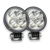 Faros 4 Led 3 Pulgadas Redondos