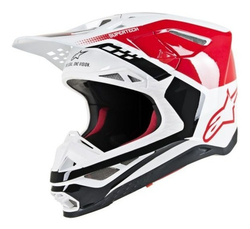 Casco Moto Alpinestars Supertech S-m8 Sm8 Triple Avant 