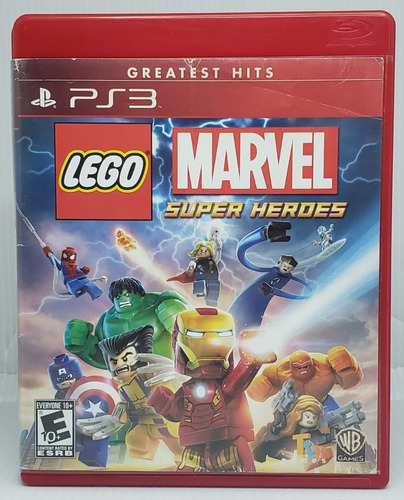 Lego Marvel Super Heroes Ps3 Midia Fisica Semi Novo
